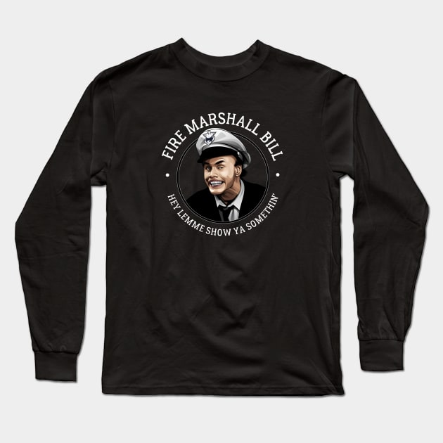 Fire Marshall Bill - 90s Living Color Long Sleeve T-Shirt by BodinStreet